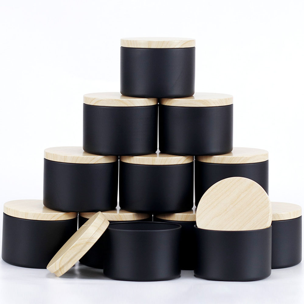Black Tin Candle - 24 stks 4 oz Zwarte Kaars
