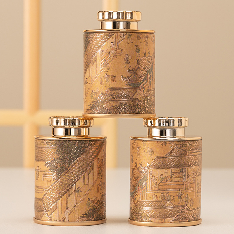 Black Tin Candle - Nieuwe mini lege theeblikje huishoudelijk groene