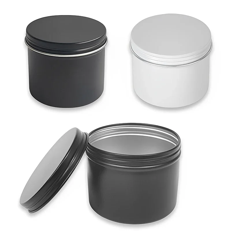 Black Tin Candle - 10/20/30 Stuks 100/120Ml Ronde Aluminium Blikjes