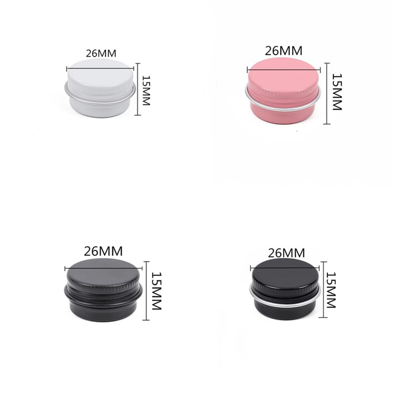 Black Tin Candle - 200 stks Mini 5g Roze Wit
