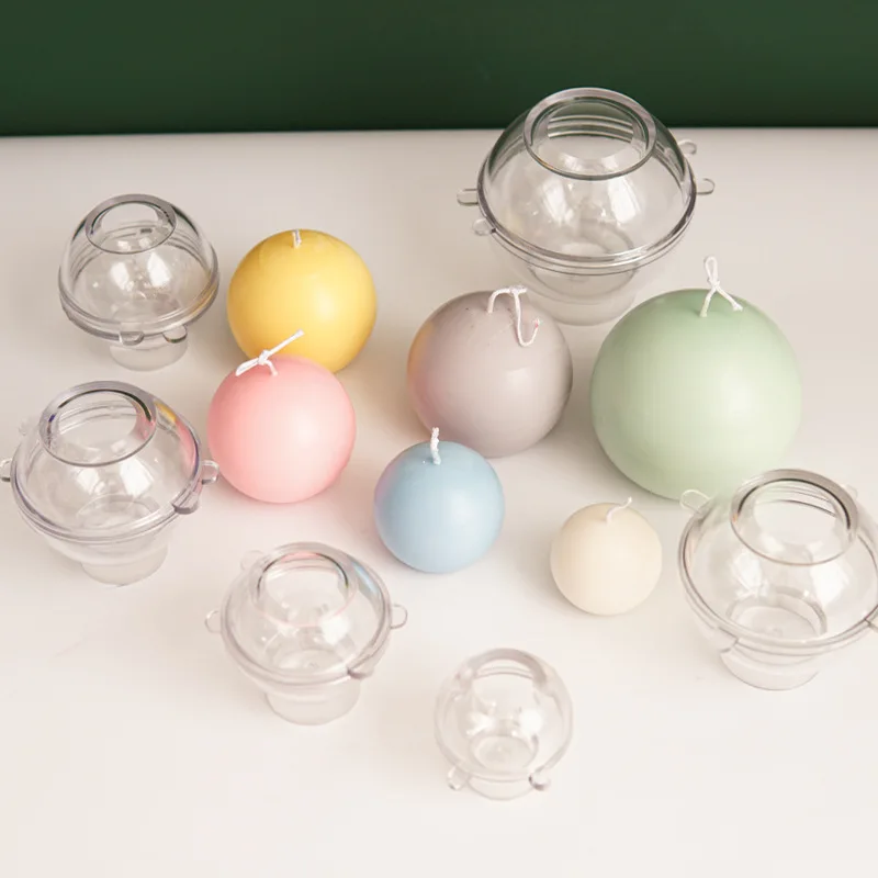 Candle Supplies Shop - 5-8 cm bolvormige kaars plastic mal