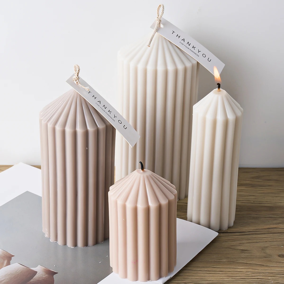 Candle Supplies Shop - Gewoon Stijl Cilindrische Kaars Siliconen Mal