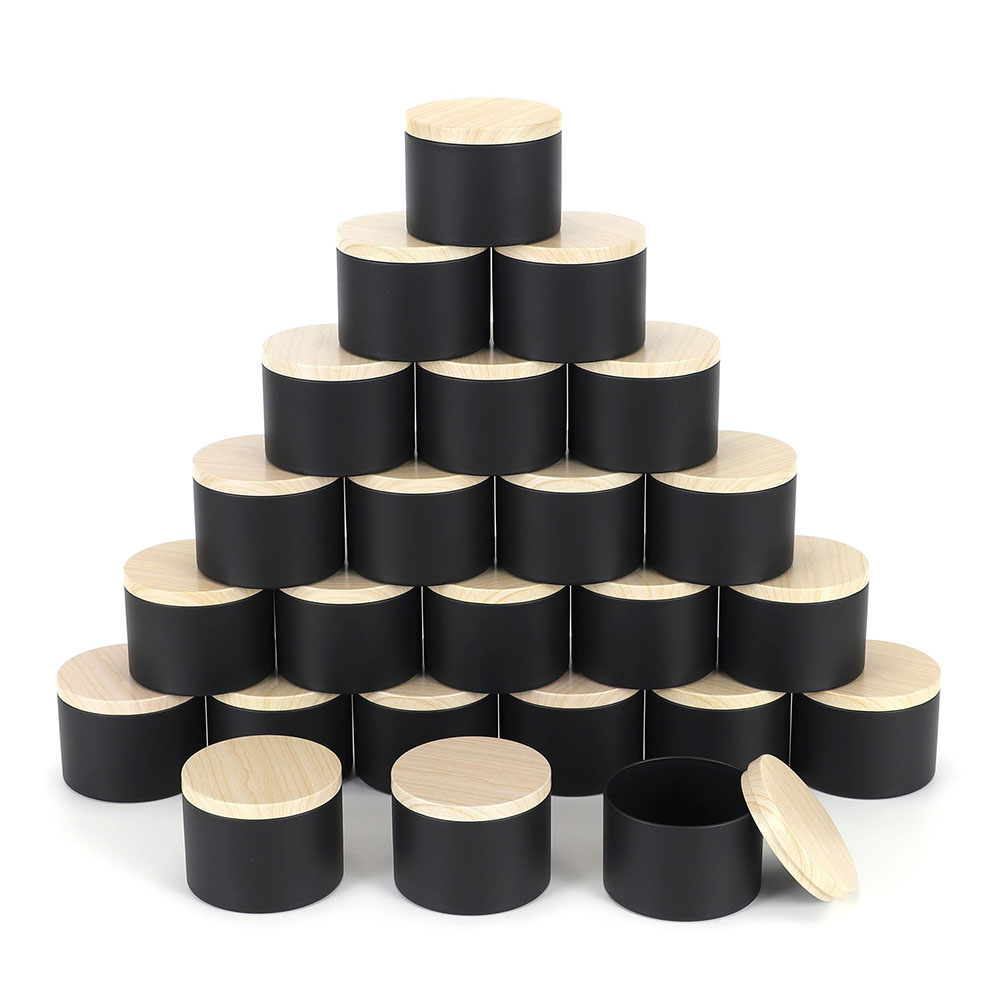 24 stks 4 oz Zwarte Kaars Pott - Black Tin Candle recensie en prijs