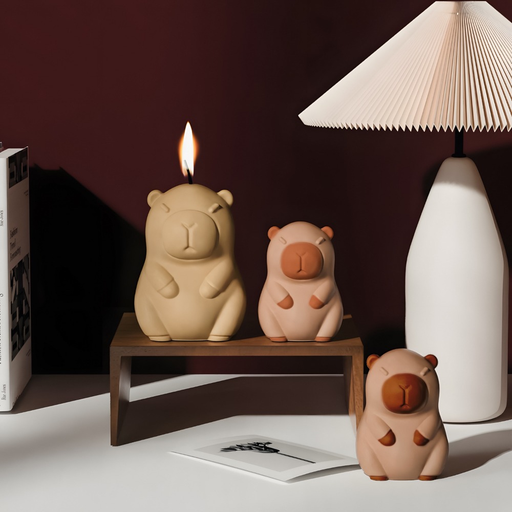 Staande Capibara geurkaars sil - Candle Supplies Shop recensie en prijs