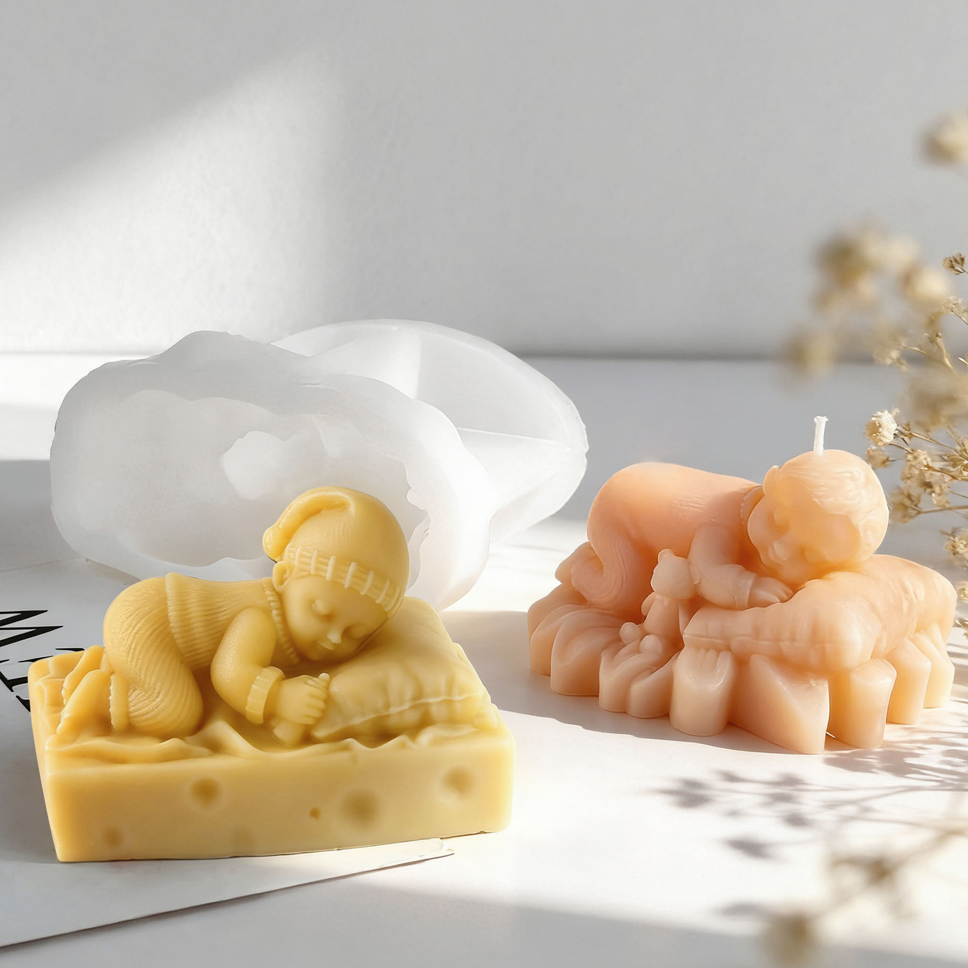 DIY Slapende Baby Siliconen Ka - Candle Supplies Shop recensie en prijs