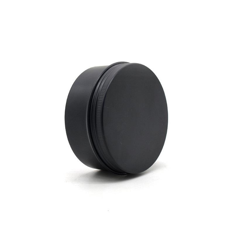 Zwarte lege ronde aluminium do - Black Tin Candle recensie en prijs