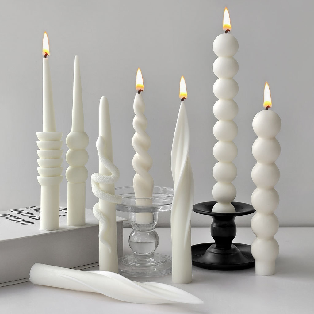 Geometrische lange staaf kaars - Candle Supplies Shop recensie en prijs