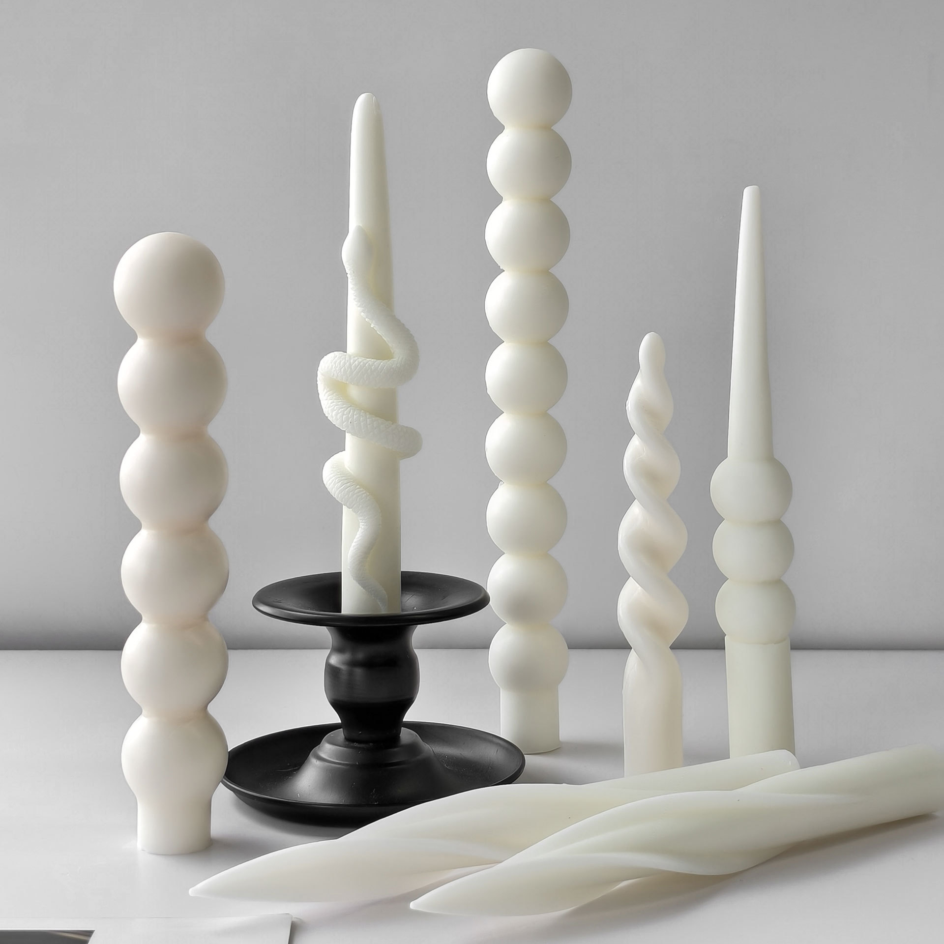 Geometrische lange staaf kaars - Candle Supplies Shop recensie en prijs