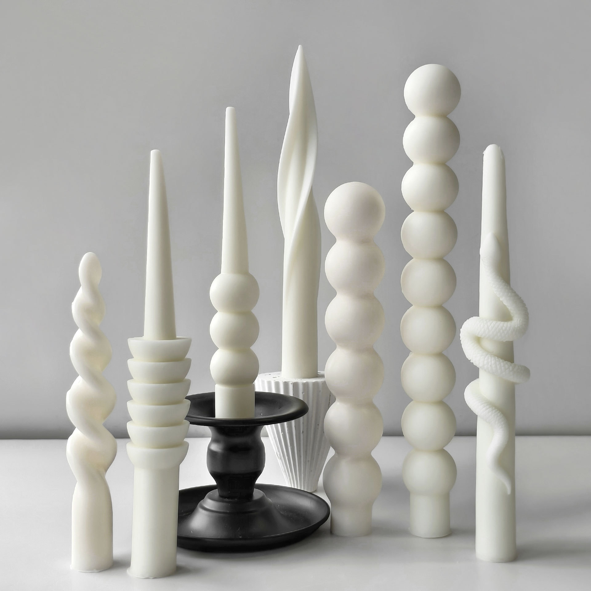 Geometrische lange staaf kaars - Candle Supplies Shop recensie en prijs