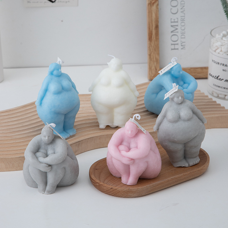 3D Dikke Vrouw/man Portret Kaa - Candle Supplies Shop recensie en prijs