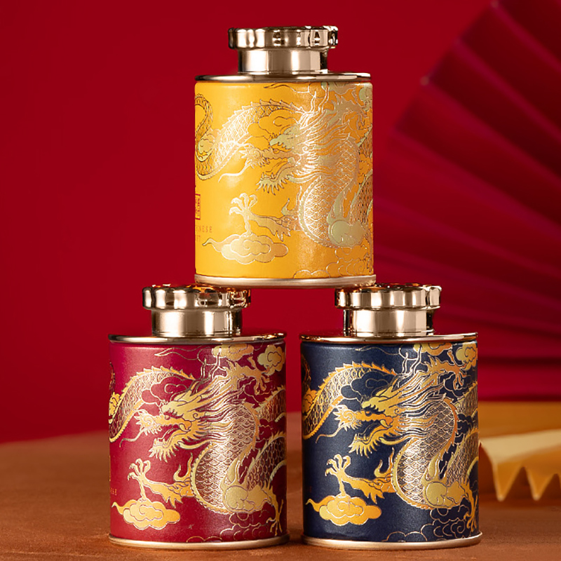 Nieuwe Dragon Mini lege theebl - Black Tin Candle recensie en prijs