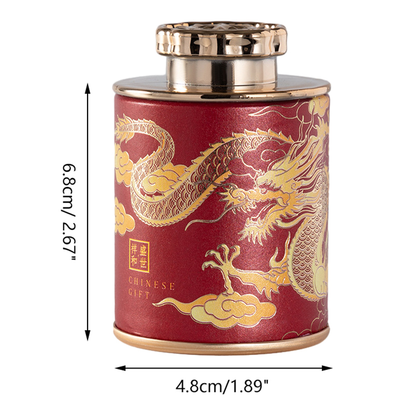 Nieuwe Dragon Mini lege theebl - Black Tin Candle recensie en prijs