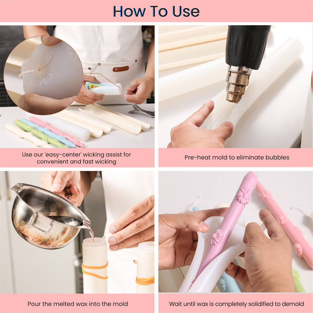 Bowan Nicole Daisy Bloem Taper - Candle Supplies Shop recensie en prijs