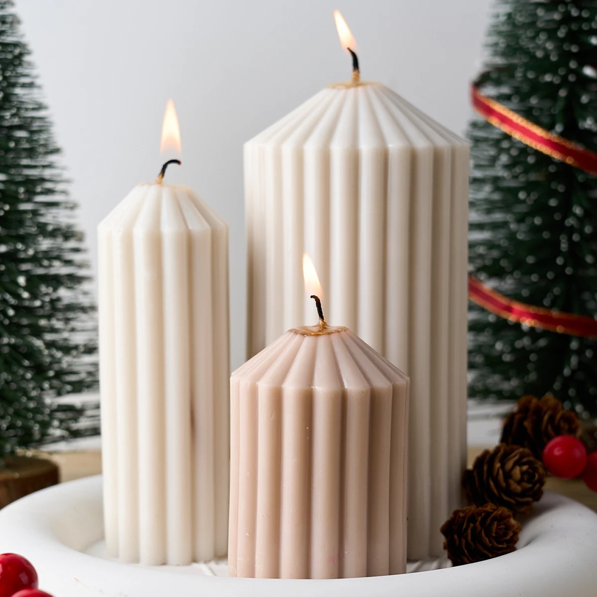 Gewoon Stijl Cilindrische Kaar - Candle Supplies Shop recensie en prijs