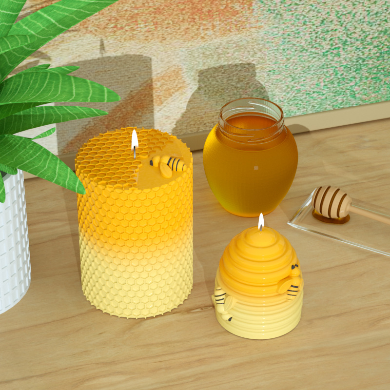 Kaars Siliconen Mal 3D Bee Hon - Candle Supplies Beeswax recensie en prijs
