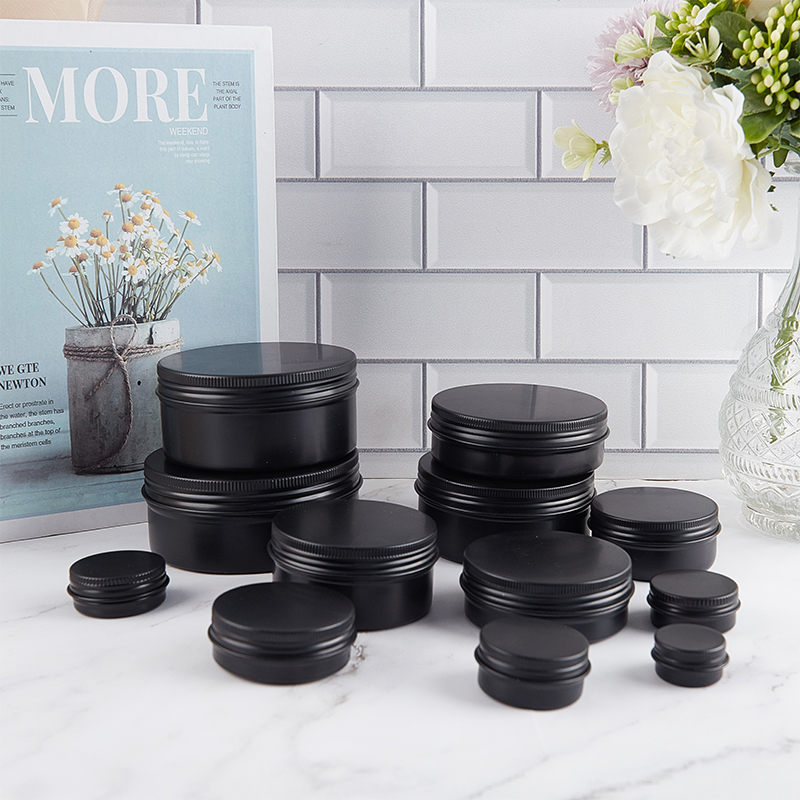15-250Ml Zwarte Aluminium Blik - Black Tin Candle recensie en prijs