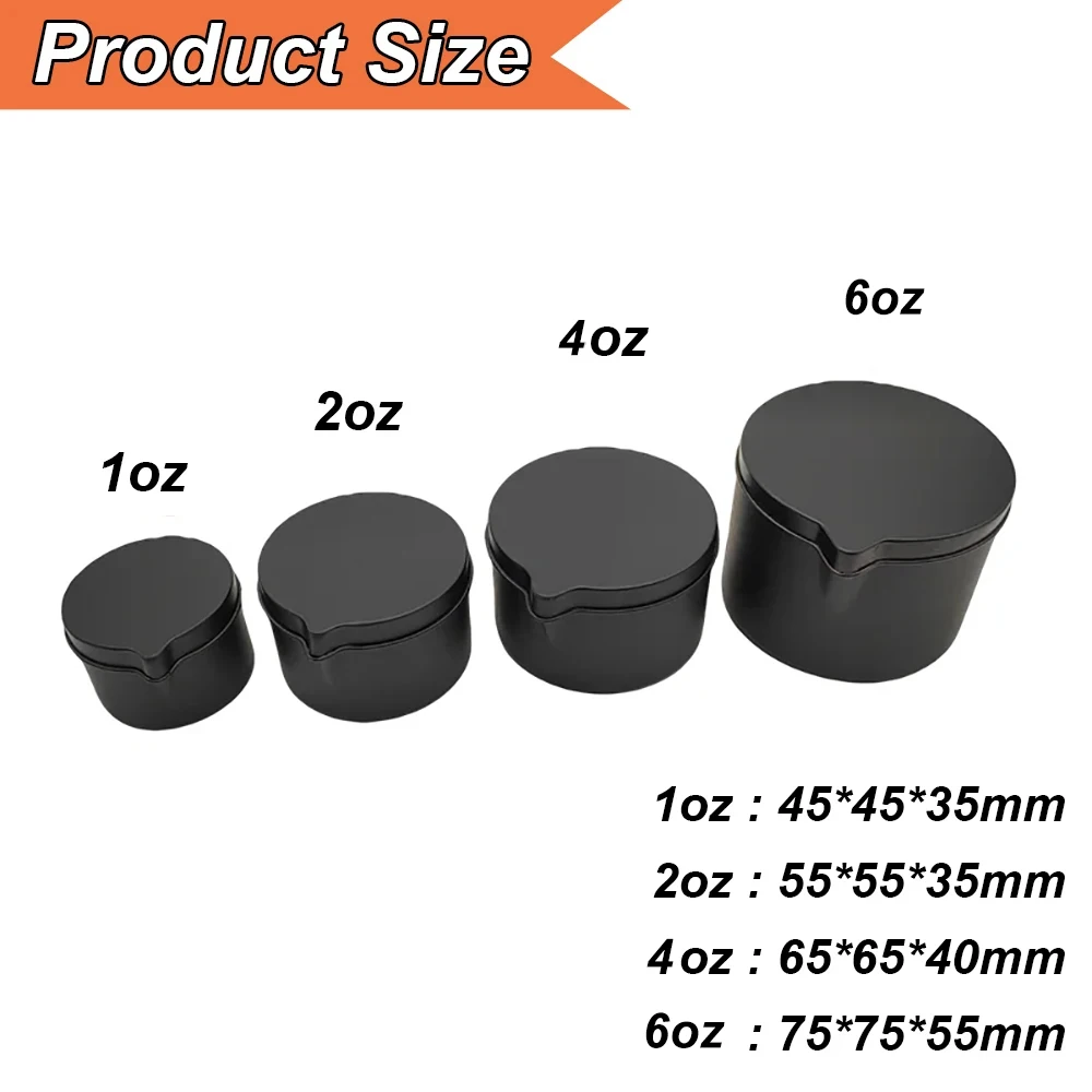 12 Stuks Zilver Zwart Metalen  - Black Tin Candle recensie en prijs