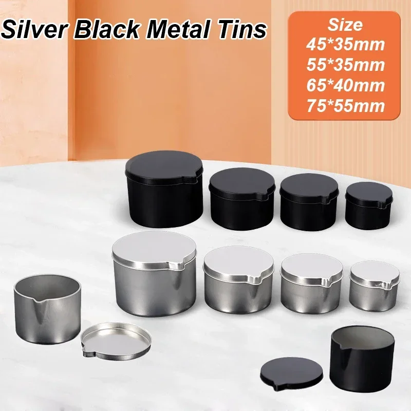 12 Stuks Zilver Zwart Metalen  - Black Tin Candle recensie en prijs